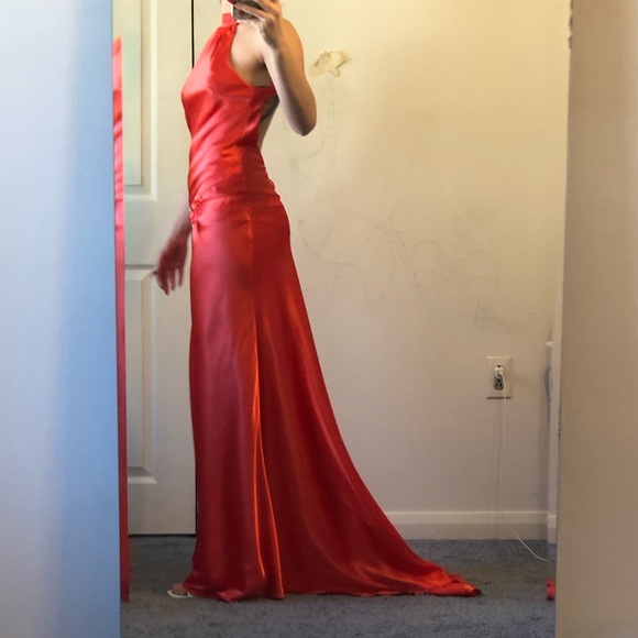 1960s style vintage prom dress - Picture 4 of 7